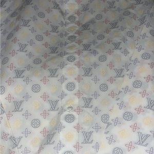 Louie Vuitton button down long sleeve casual dress shirt